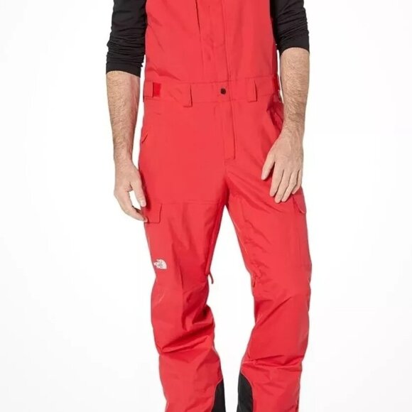 The North Face Other - The North Face Mens Freedom Snowboarding/Ski-Bib Overalls/Pants sz LRG Red/Black